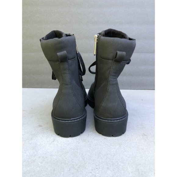 CHARLES BY CHARLES DAVID Women black combat boots size 7 - Picture 4 of 8